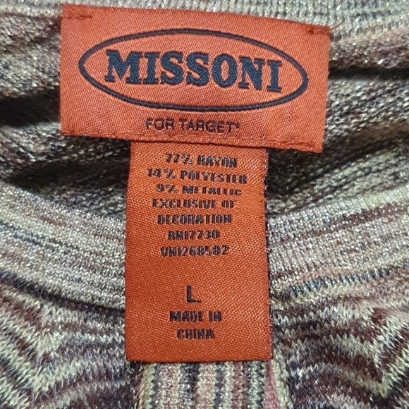 MISSONI for target Chevron Sweater - Picture 5 of 8